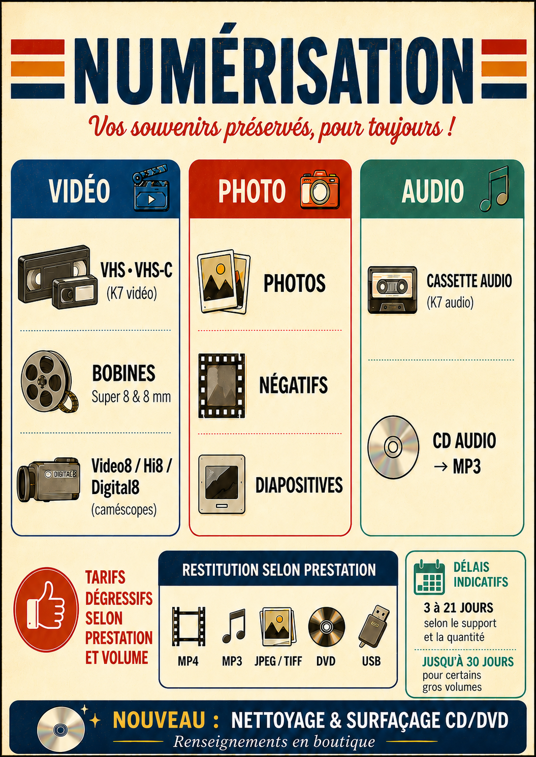 Affiche numérisation